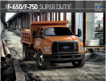 Ford Cab and Chassis (F650, F750) Brochure